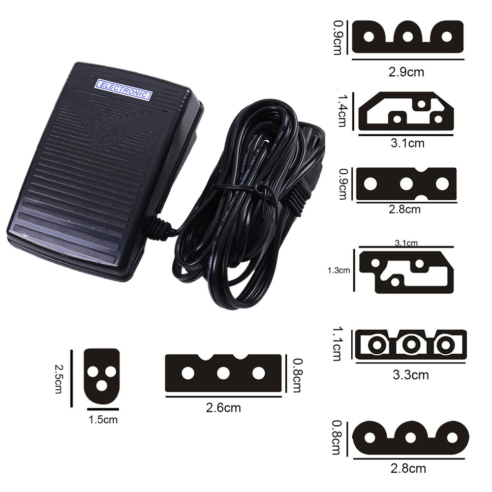 Embroidery Generator - เท้าเหยียบจักรเย็บผ้าสวิทช์ PowerCord Speed Adjustor Controller มอเตอร์อุปกรณ์เสริมควบคุมไฟฟ้าสําหรับ