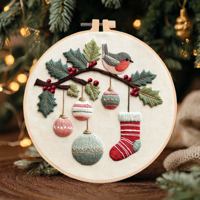ชุดอุปกรณ์ปักครอสติส DIY ต้นคร - Embroidery Thread บทวิจารณ์และราคา