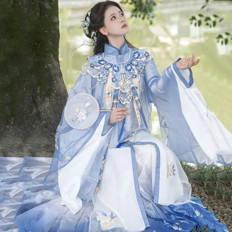 สองเดือน [หลานจินหลัว] ใหม่ฮั่ - Embroidery Skirt บทวิจารณ์และราคา