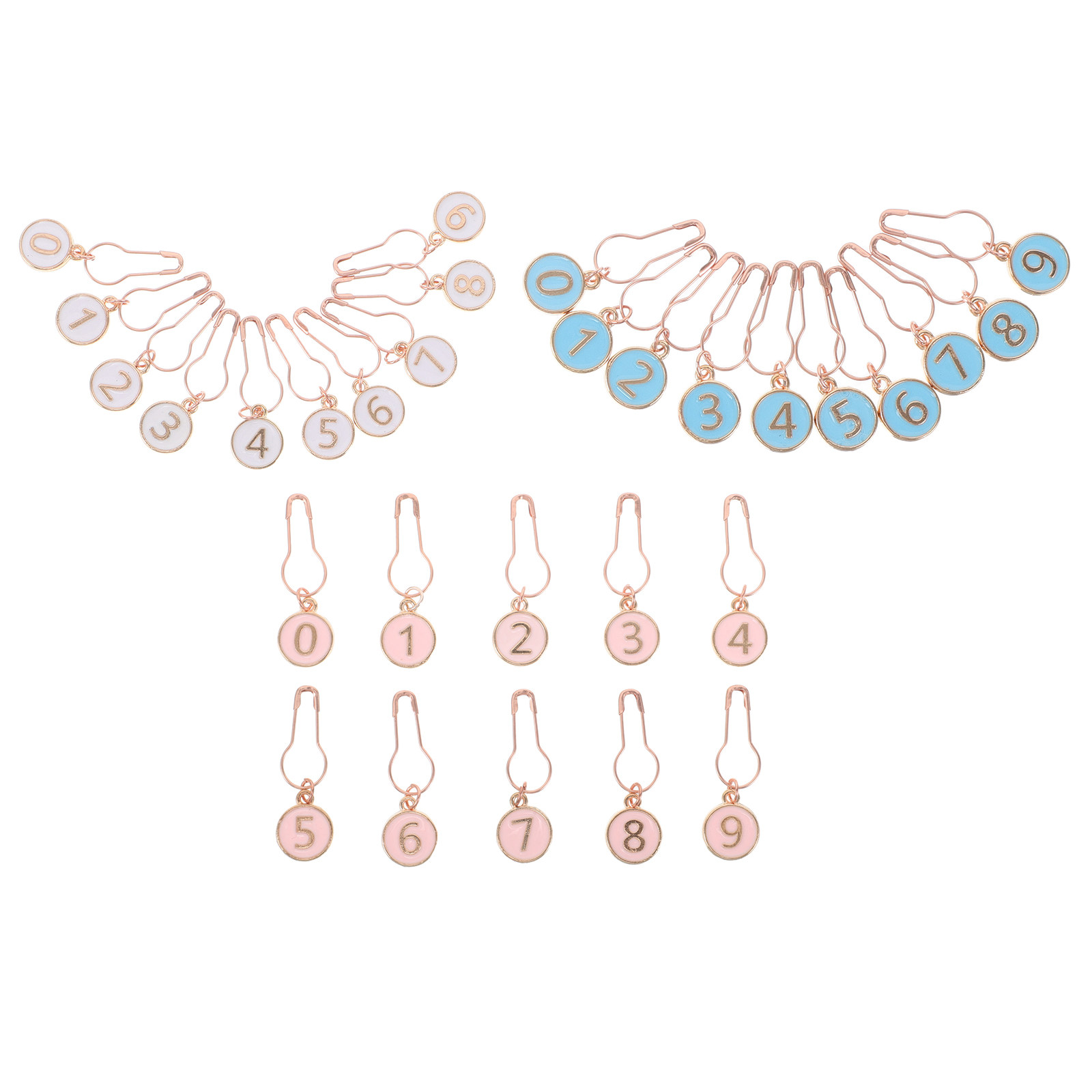 30 ชิ้น ตัวบอกตำแหน่งลายถักโลห - Stitch Marker Ring บทวิจารณ์และราคา