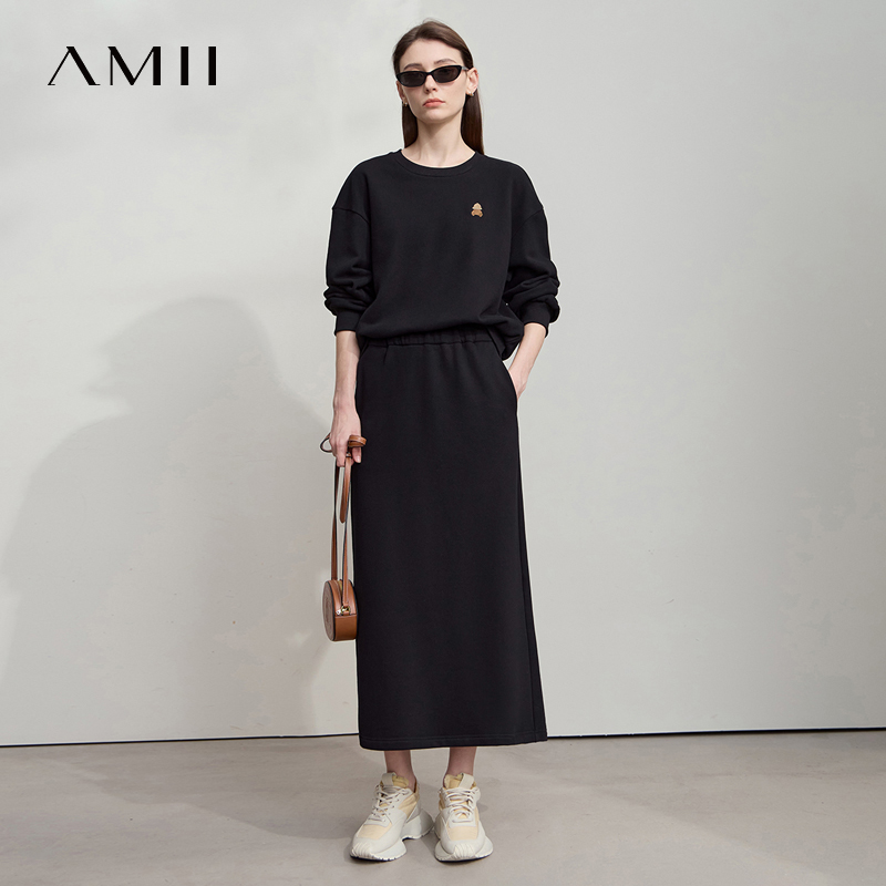 AMII ชุดมินิมอลสำหรับผู้หญิง ส - Embroidery Skirt บทวิจารณ์และราคา