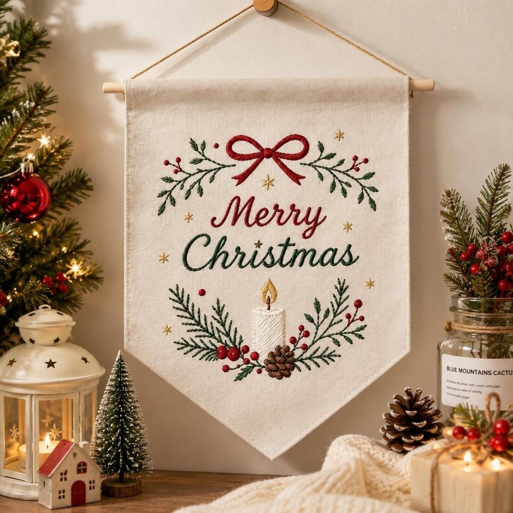 ชุดปักคริสต์มาสทำมือ ลายตุ๊กตา - Embroidery Xmas Kits บทวิจารณ์และราคา