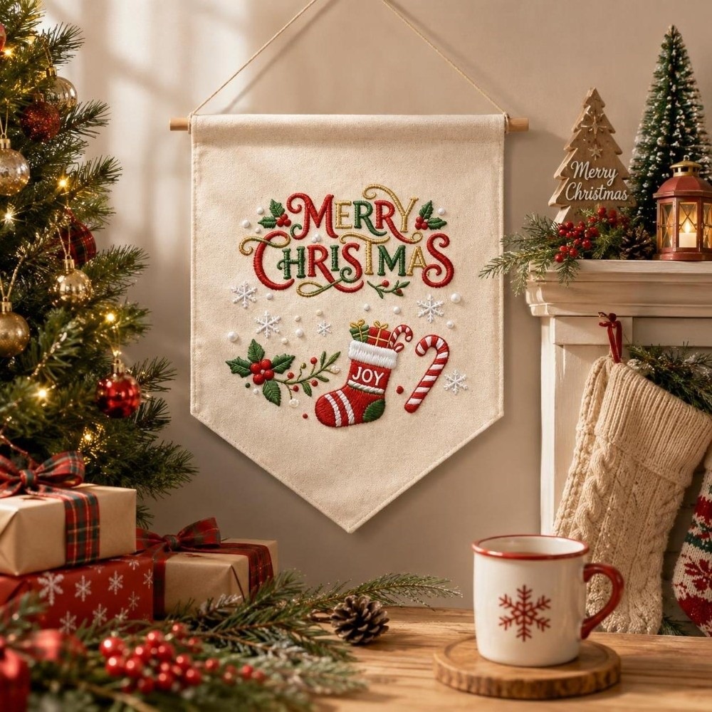 ชุดปักคริสต์มาสทำมือ ลายตุ๊กตา - Embroidery Xmas Kits บทวิจารณ์และราคา