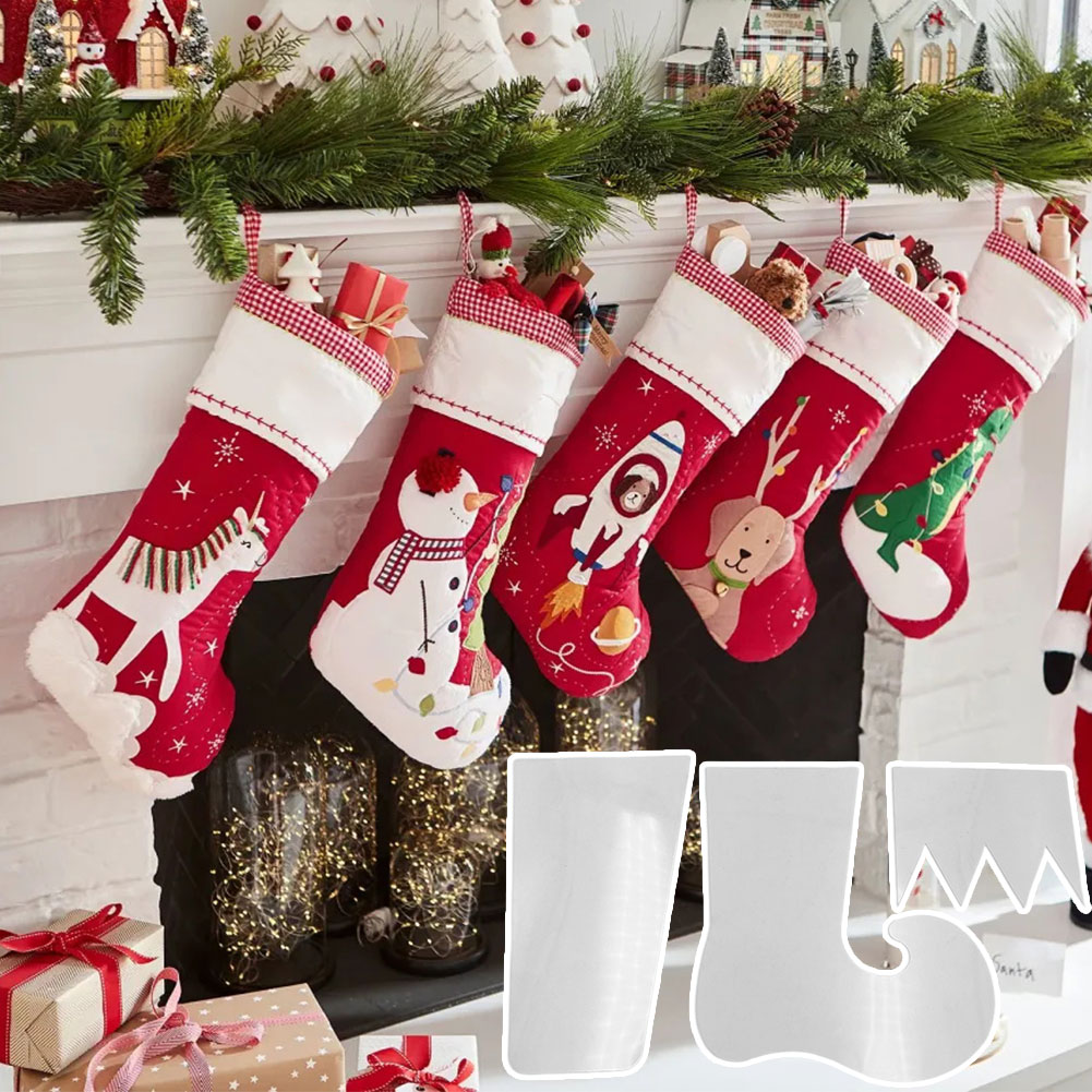 ส่วนบุคคลถุงน่องคริสต์มาสแม่แบ - Embroidery Xmas Kits บทวิจารณ์และราคา