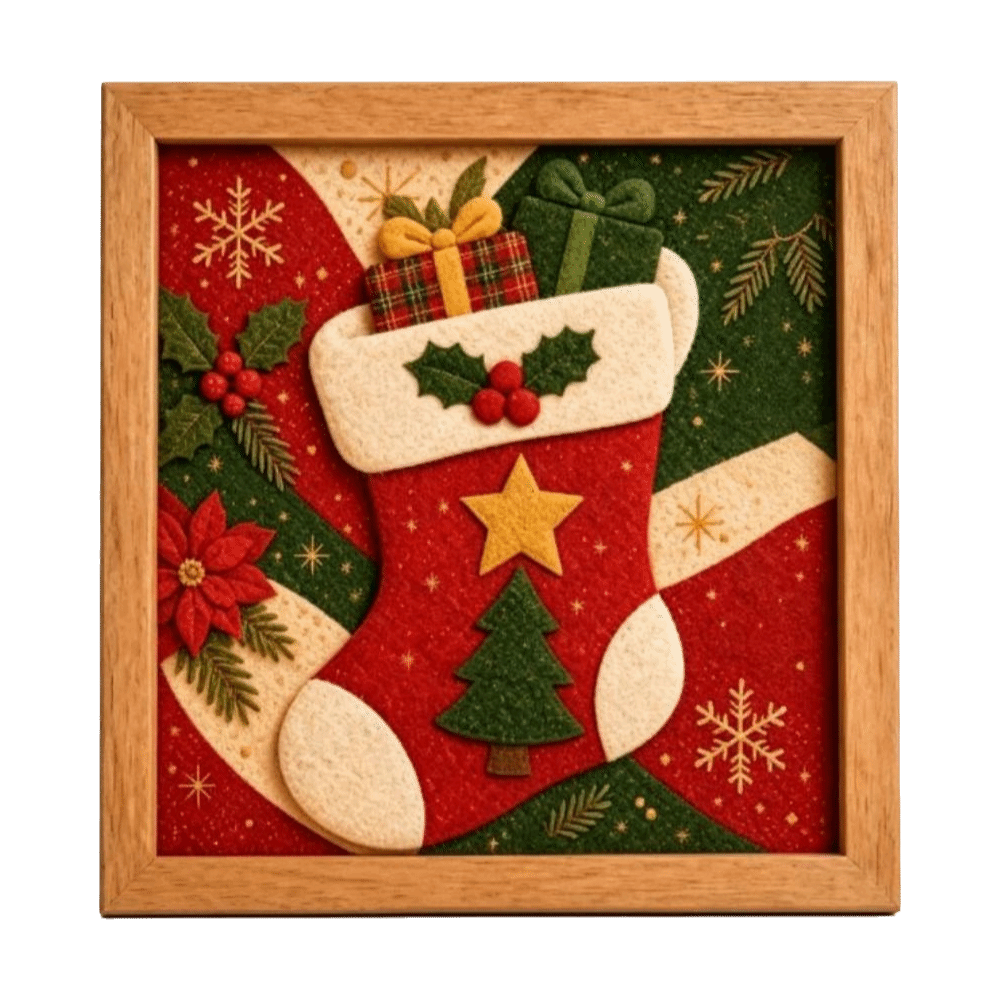 ชุดงานฝีมือปักผ้าคริสต์มาสทำมื - Embroidery Xmas Kits บทวิจารณ์และราคา