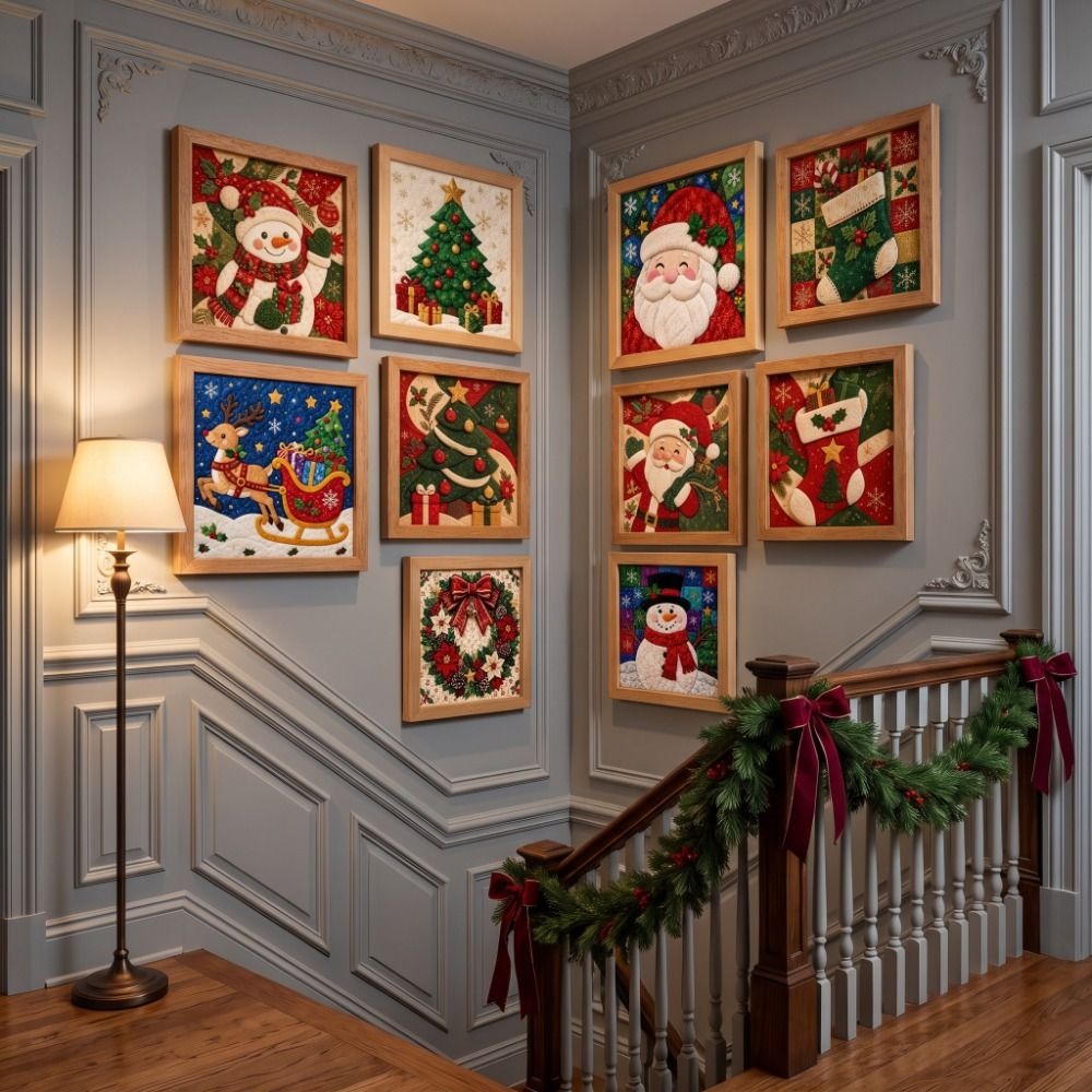 ชุดงานฝีมือปักผ้าคริสต์มาสทำมื - Embroidery Xmas Kits บทวิจารณ์และราคา