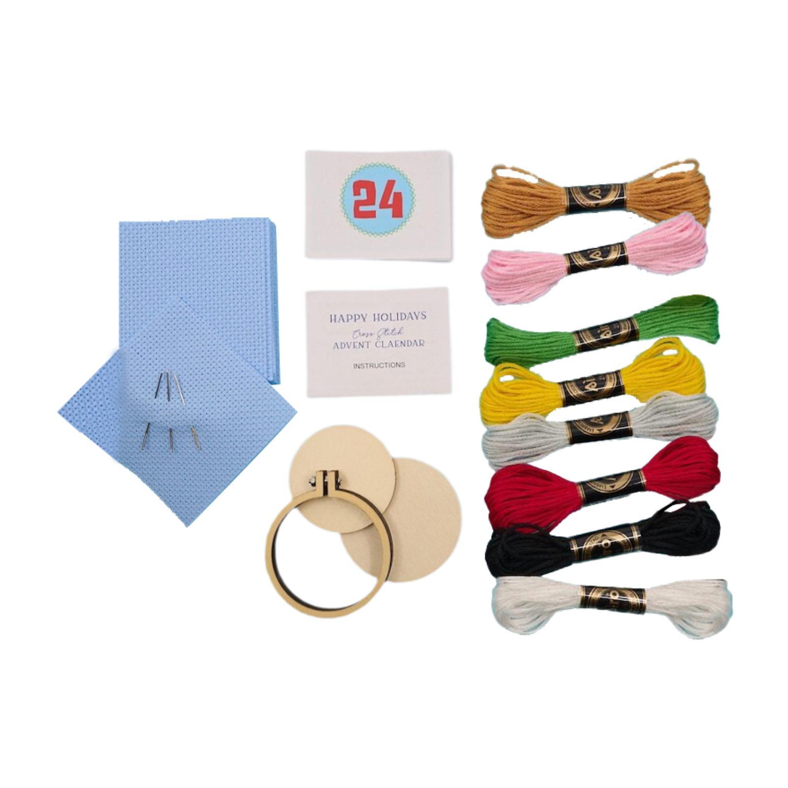 ปฏิทินนับถอยหลังวันคริสต์มาส,  - Embroidery Xmas Kits บทวิจารณ์และราคา
