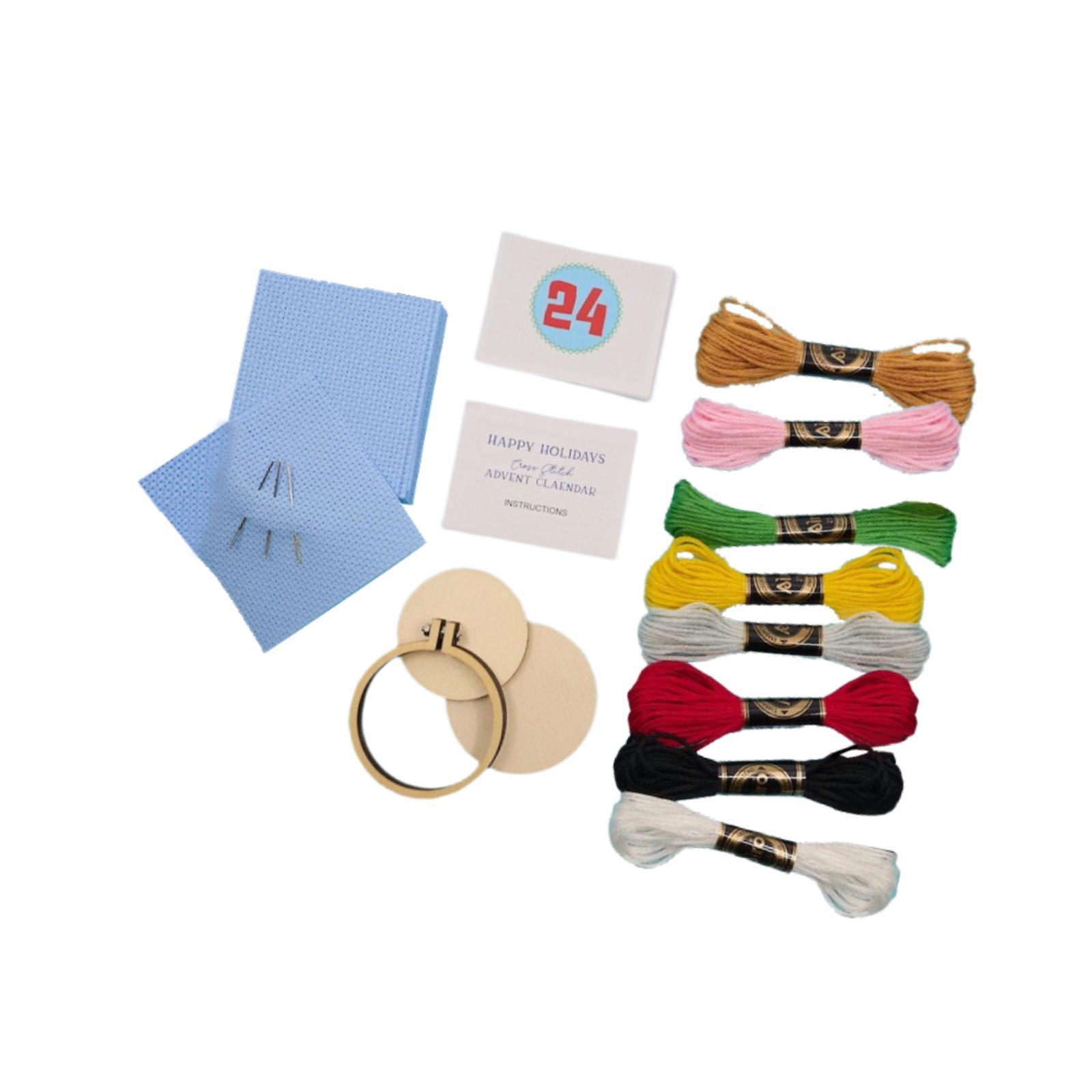 ปฏิทินนับถอยหลังวันคริสต์มาส,  - Embroidery Xmas Kits บทวิจารณ์และราคา