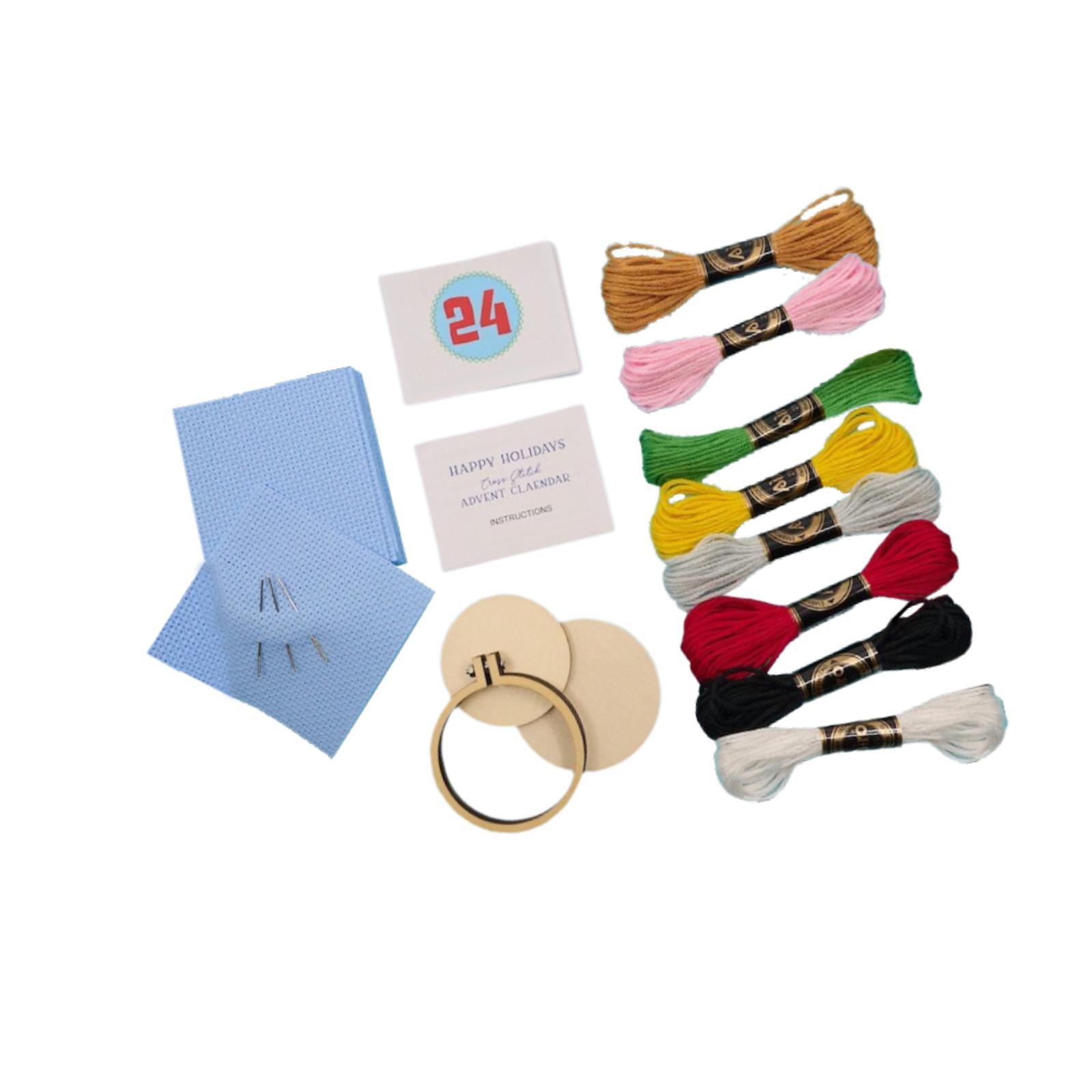 ปฏิทินนับถอยหลังวันคริสต์มาส,  - Embroidery Xmas Kits บทวิจารณ์และราคา