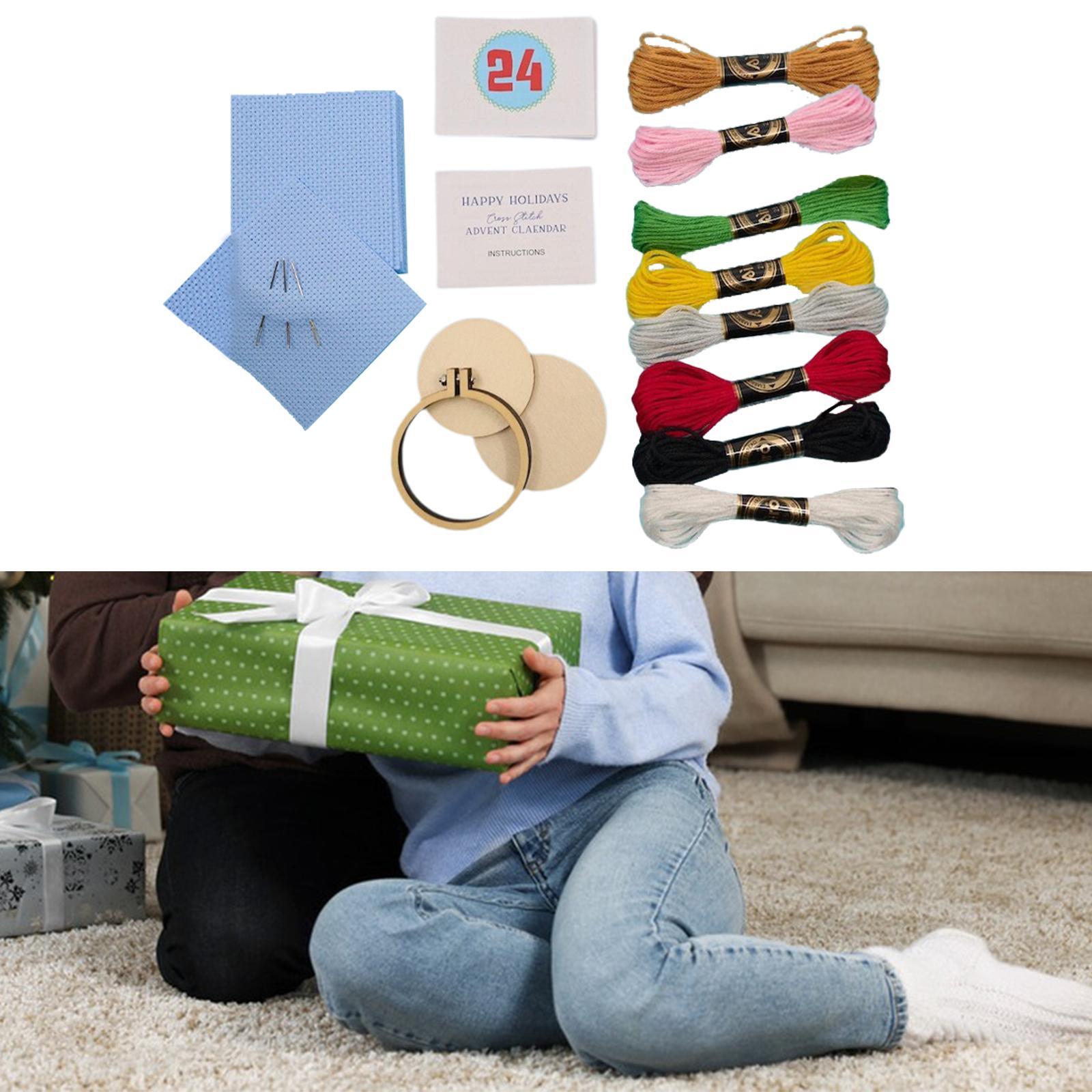 ปฏิทินนับถอยหลังวันคริสต์มาส,  - Embroidery Xmas Kits บทวิจารณ์และราคา