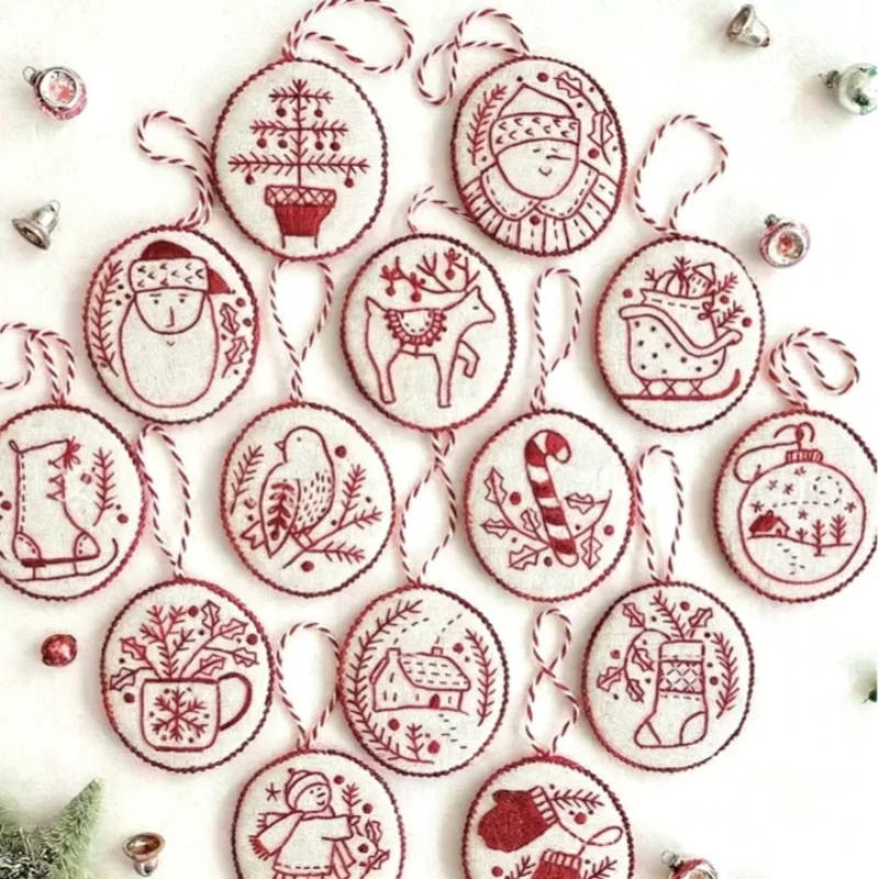 ชุดปักคริสต์มาสสำหรับผู้เริ่มต - Embroidery Xmas Kits บทวิจารณ์และราคา