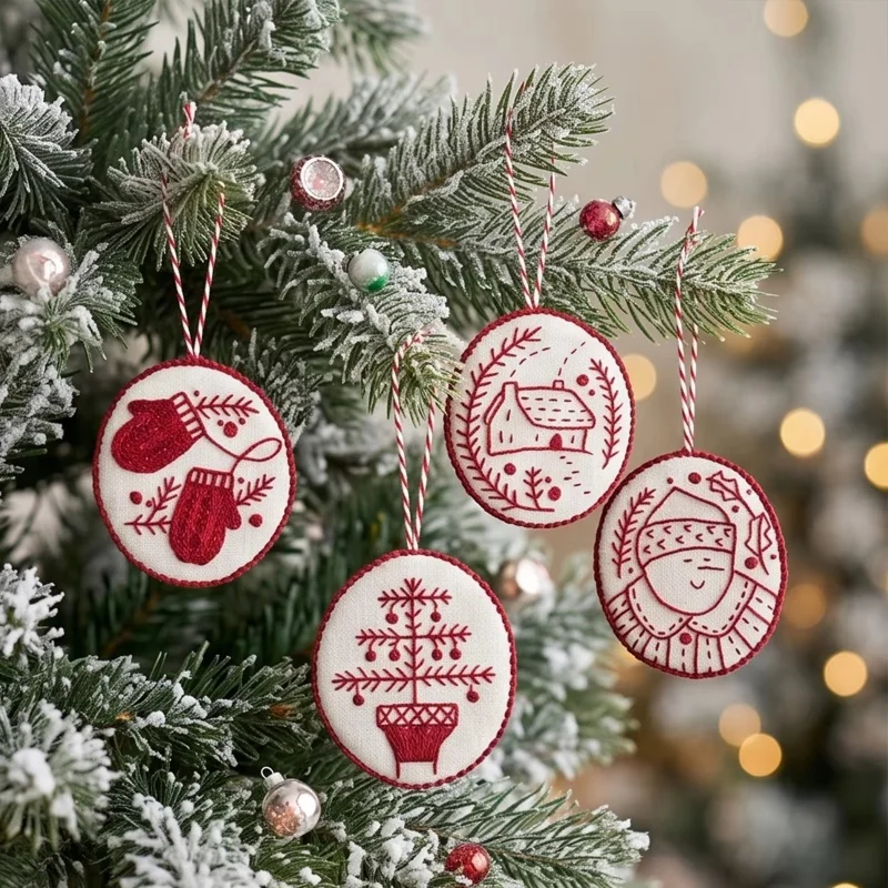 ชุดปักคริสต์มาสสำหรับผู้เริ่มต - Embroidery Xmas Kits บทวิจารณ์และราคา