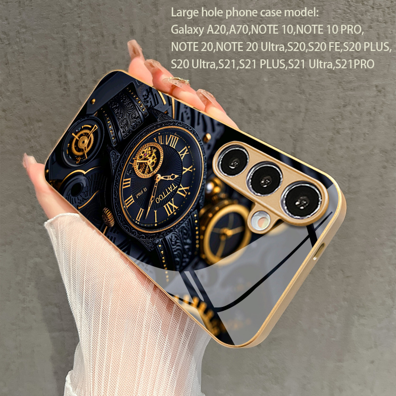 เคสโทรศัพท์ลายนาฬิกาทองแบบ 2D  - Embroidery Art Painting บทวิจารณ์และราคา