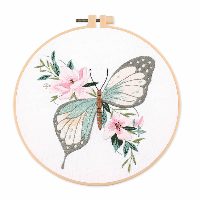 ชุดปักลายผีเสื้อ 1 ชิ้น ขนาด 2 - Embroidery Thread บทวิจารณ์และราคา