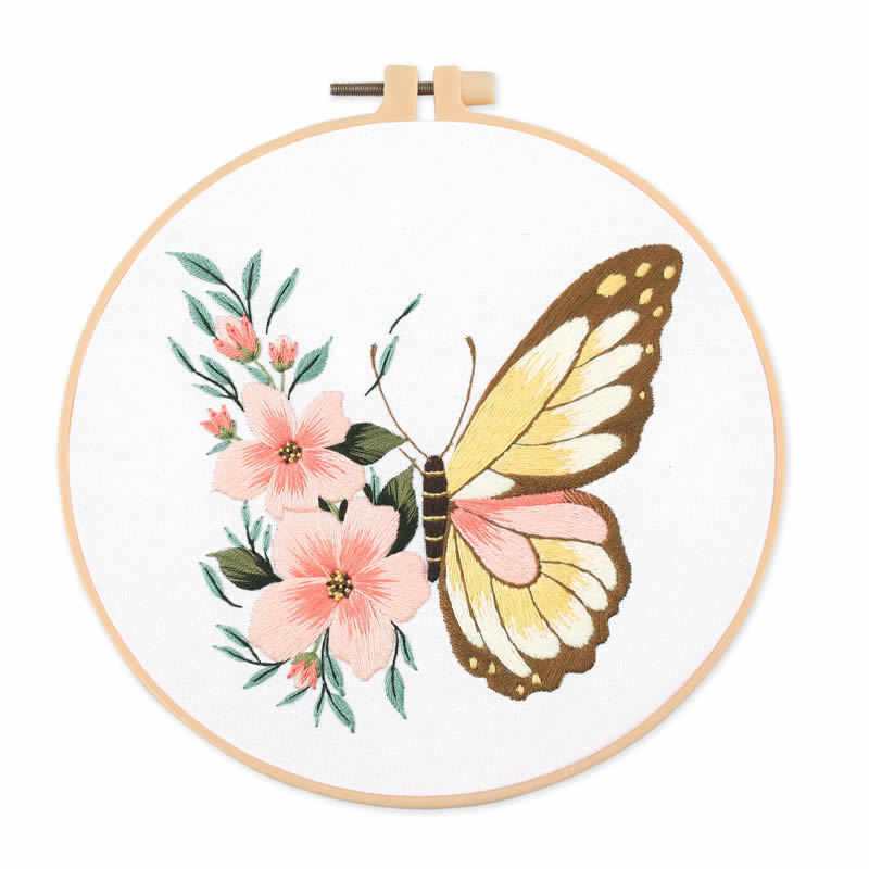 ชุดปักลายผีเสื้อ 1 ชิ้น ขนาด 2 - Embroidery Thread บทวิจารณ์และราคา