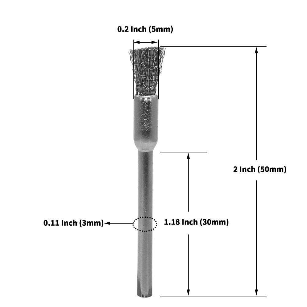 แปรงทำความสะอาดปลายเหล็ก ขนาด  - Embroidery Art Painting บทวิจารณ์และราคา