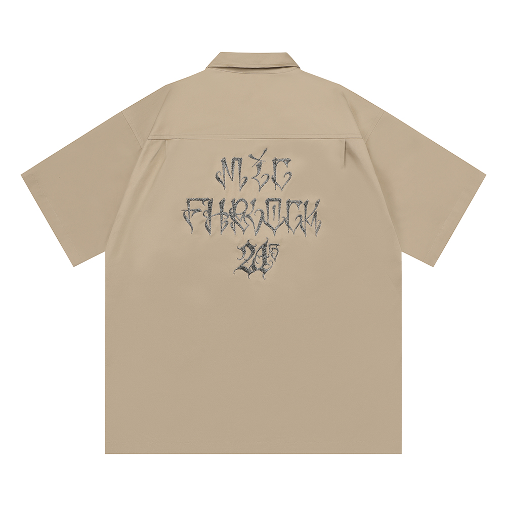 เสื้อเชิ้ตทรงหลวมสไตล์ชิคาโนชา - Embroidery Fonts บทวิจารณ์และราคา