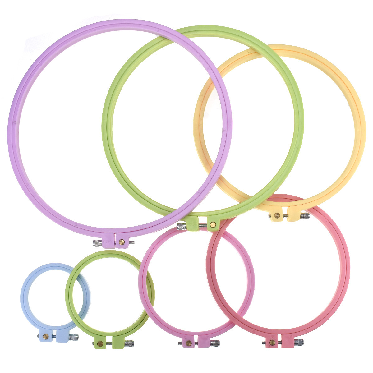 ห่วงปักผ้าพลาสติกขนาด 7-25 ซม. - Stitch Marker Ring บทวิจารณ์และราคา