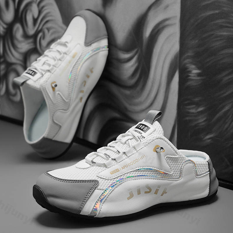 ผู้ชายรองเท้าแตะครึ่ง 2025 แฟช - Embroidery Garments บทวิจารณ์และราคา