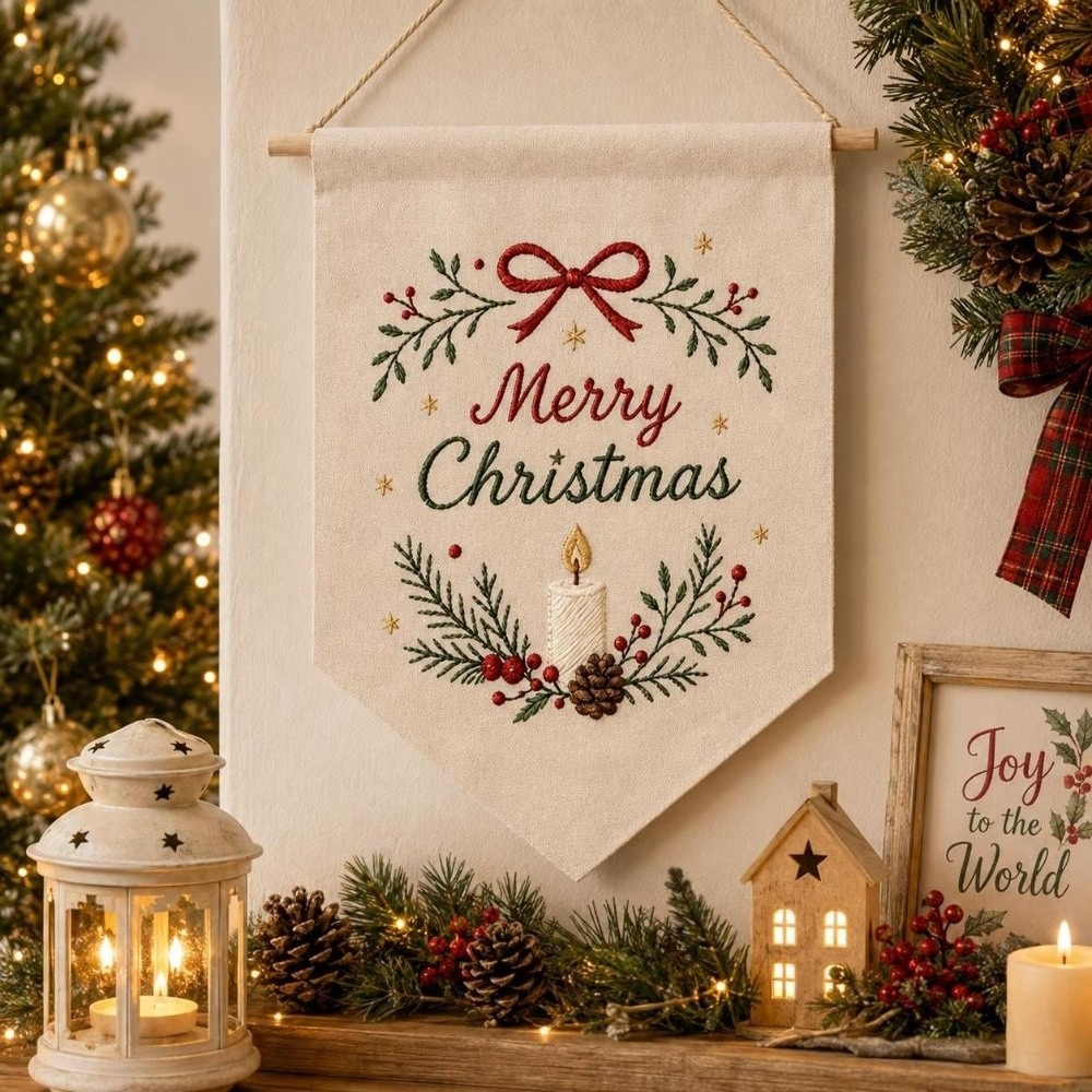 ชุดปักคริสต์มาสทำมือ ลายสโนว์แ - Embroidery Xmas Kits บทวิจารณ์และราคา
