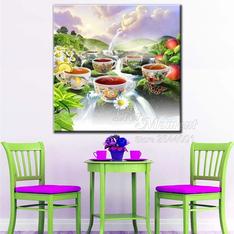 ภาพปักครอสติชเพชร 5 มิติ ลายภา - Embroidery Cross Stitch Patterns บทวิจารณ์และราคา