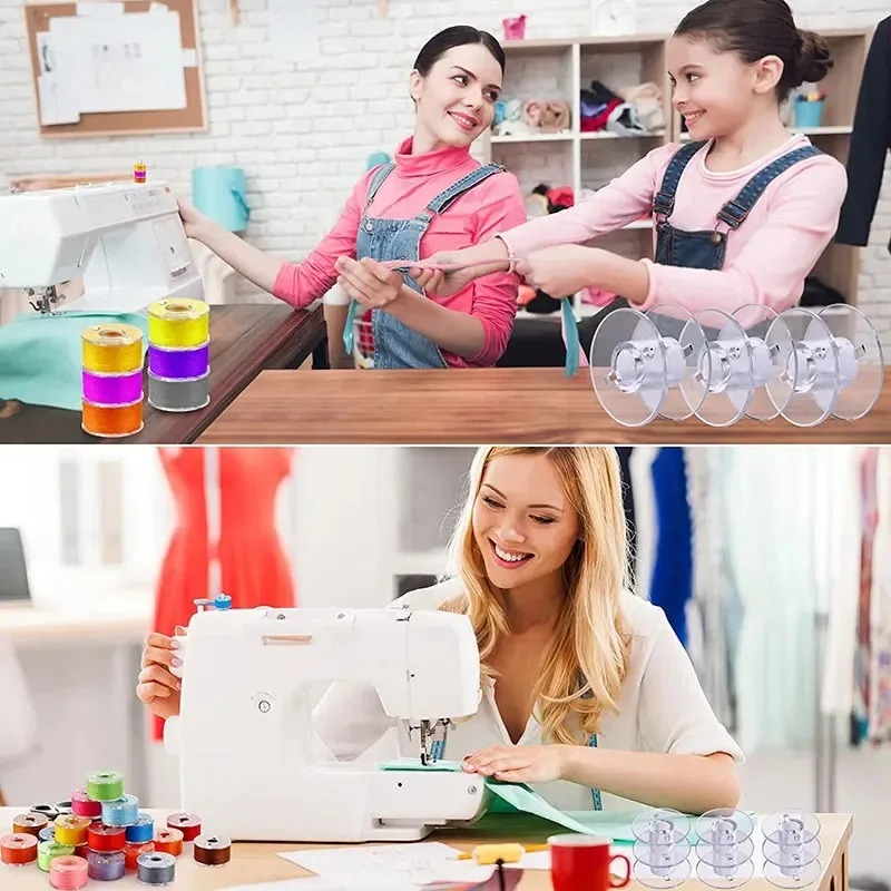 ชุดกระสวยด้ายล่างสำหรับจักรเย็ - Embroidery Thread บทวิจารณ์และราคา