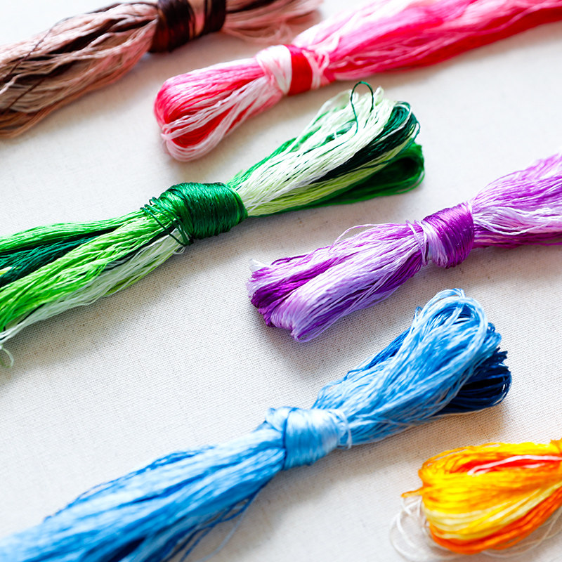ไหมปักลายซูโจว 20 เมตร 8 สี แต - Embroidery Thread บทวิจารณ์และราคา