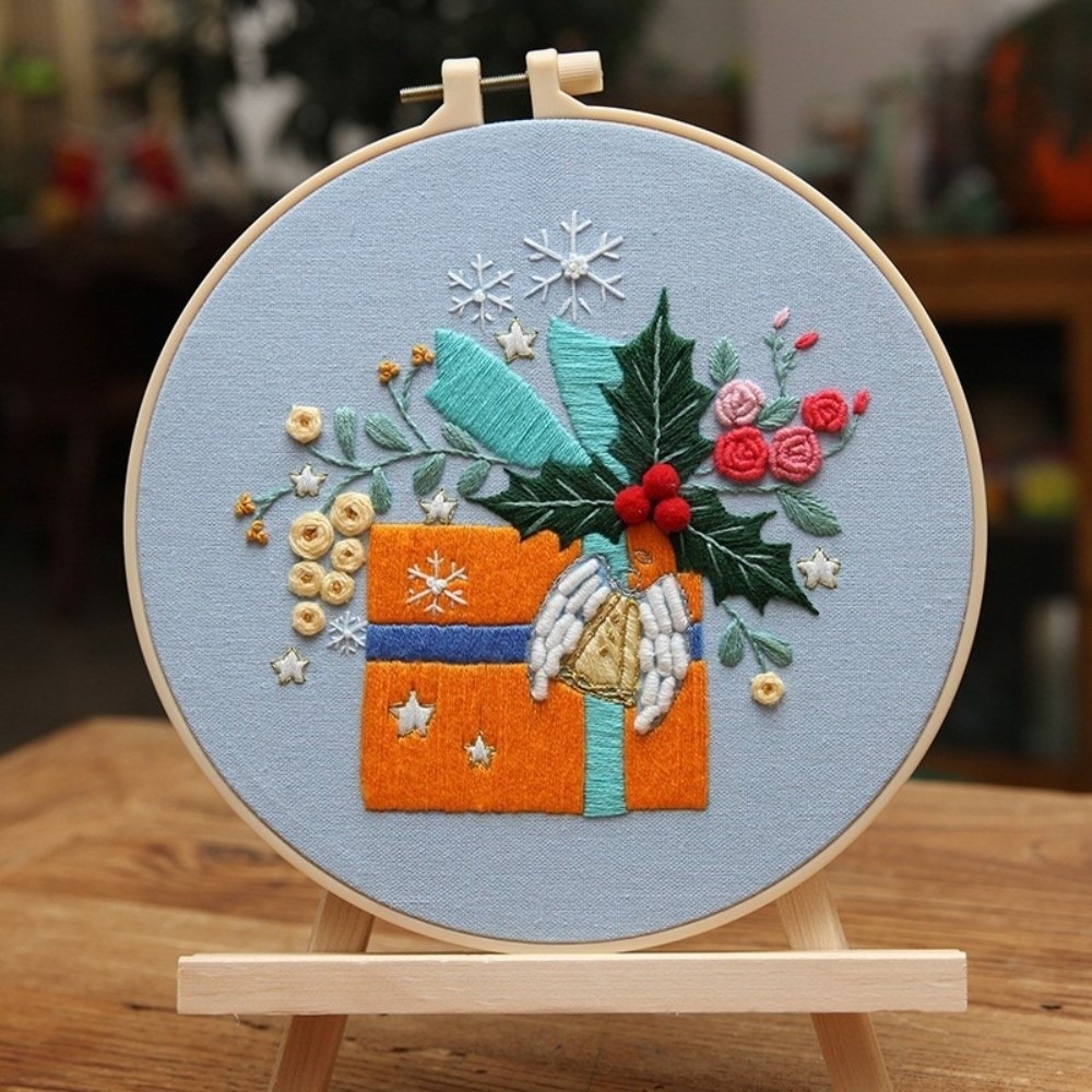ชุดปักคริสต์มาสทำมือ ลายตุ๊กตา - Embroidery Xmas Kits บทวิจารณ์และราคา