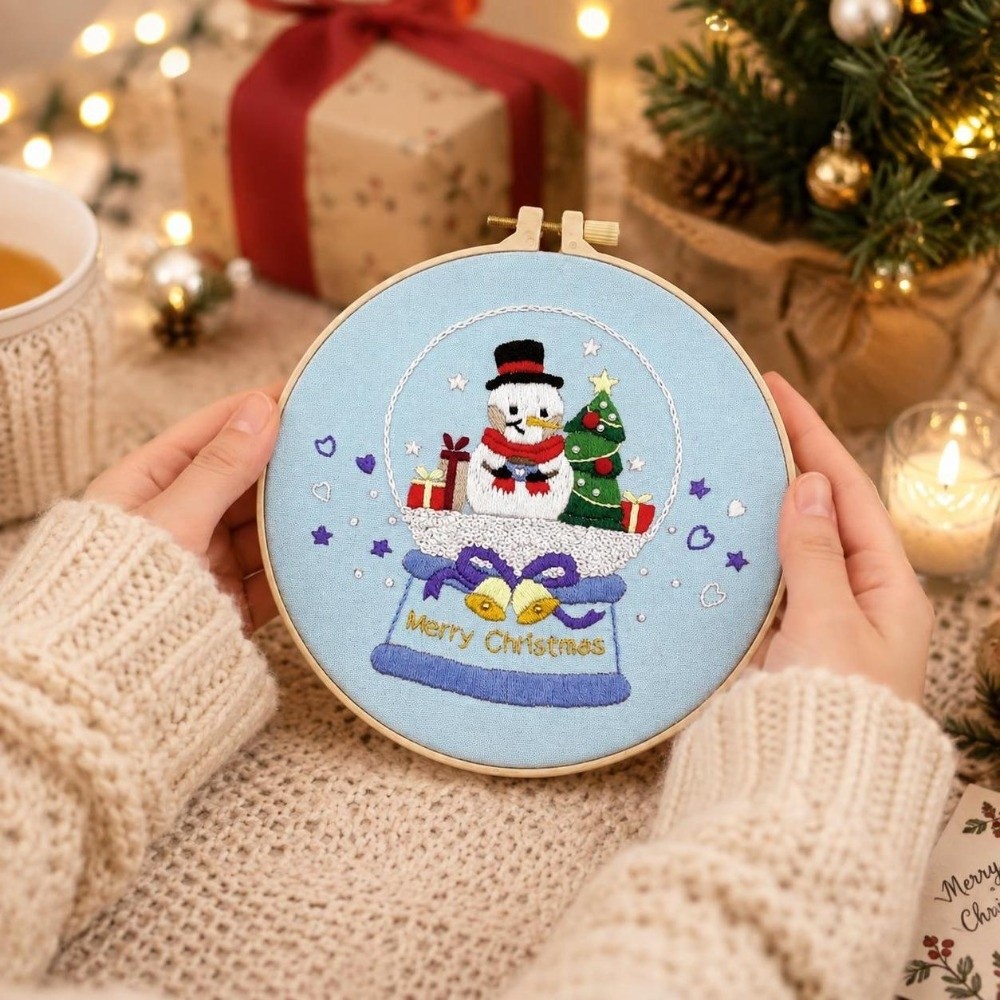 ชุดปักคริสต์มาสทำมือ ลายตุ๊กตา - Embroidery Xmas Kits บทวิจารณ์และราคา