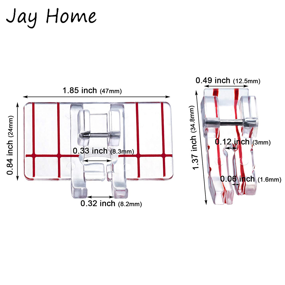 1/2Pcs Border GUIDE Presser เท - Embroidery Generator บทวิจารณ์และราคา
