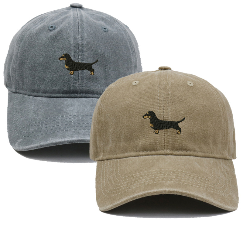 หมวกเบสบอลวินเทจลายปักสุนัขพัน - Embroidery Lovers บทวิจารณ์และราคา