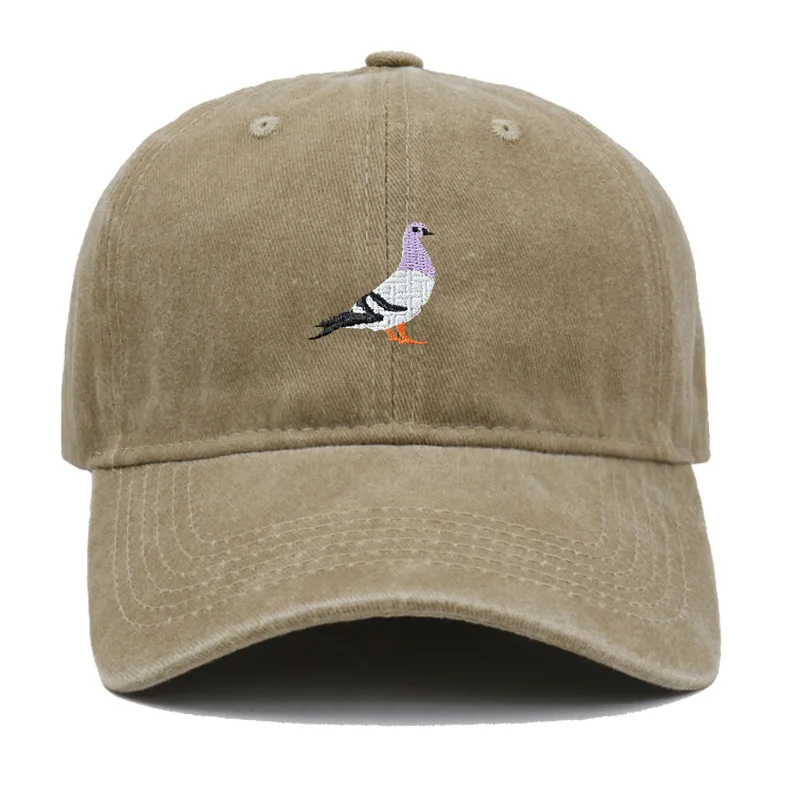 หมวกเบสบอลปักลายนกพิราบสไตล์วิ - Embroidery Lovers บทวิจารณ์และราคา