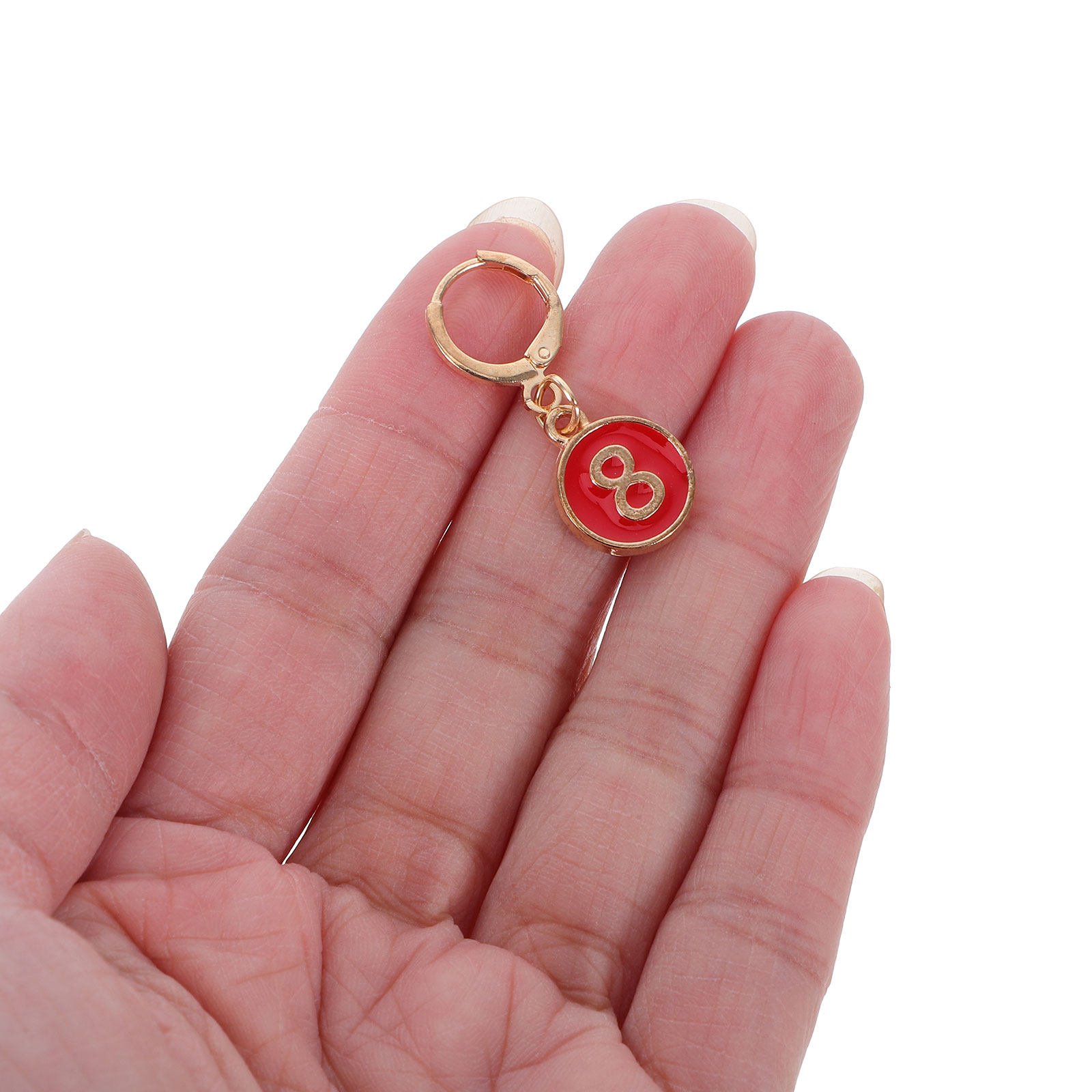 ห่วงจับลายถักโลหะผสม ตัวนับลาย - Stitch Marker Ring บทวิจารณ์และราคา