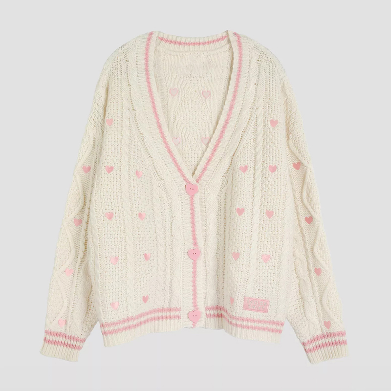 เสื้อคาร์ดิแกน Lover ปักลายหัว - Embroidery Lovers บทวิจารณ์และราคา