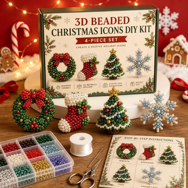 ชุดงานศิลปะเพชร 3D ลายลูกแมวคร - Embroidery Xmas Kits บทวิจารณ์และราคา