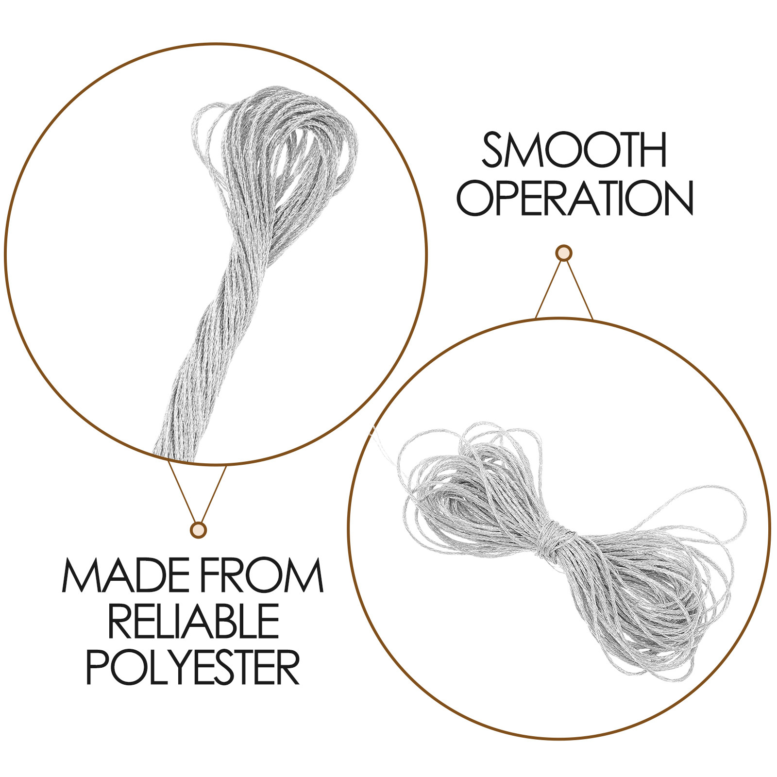 12 ชิ้น ด้ายปักเมทัลลิกเงางาม  - Embroidery Thread บทวิจารณ์และราคา