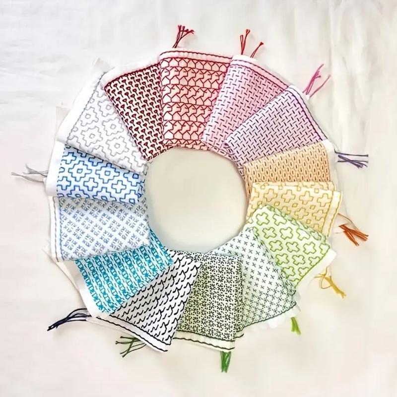 ชุดเย็บปักถักร้อยด้วยมือบนผ้าเ - Embroidery Thread บทวิจารณ์และราคา